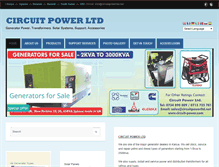 Tablet Screenshot of circuit-power.com
